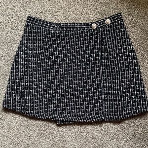 Tweed Wrap Skirt